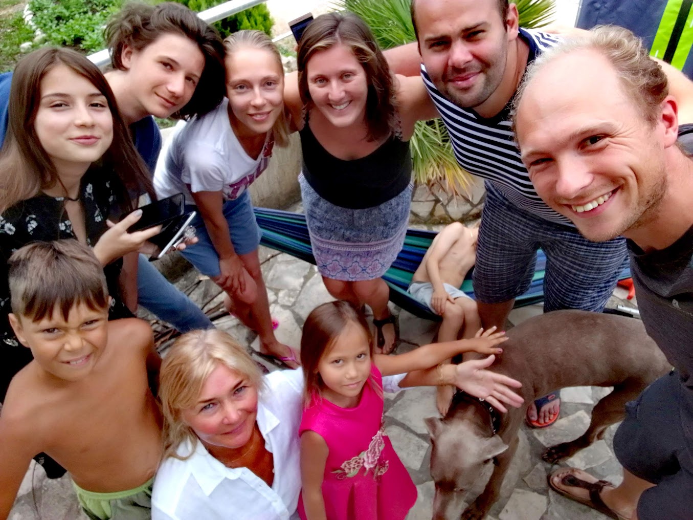 La famille de la maison du bonheur