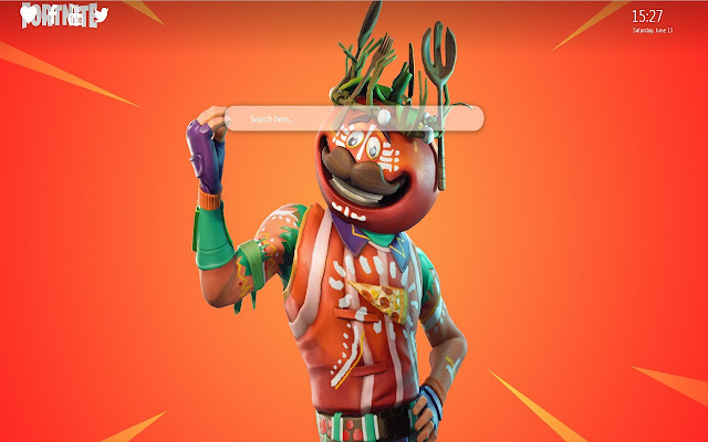 Tomato Head Fortnite Google Chrome Theme