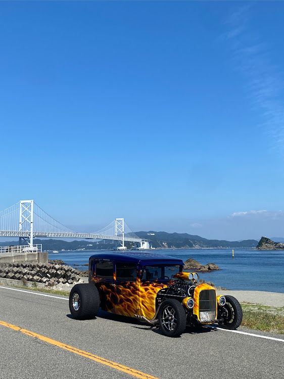 モデルAのアメ車・HOTROD・西日本走破・鳴門大橋・室戸岬に関するカスタム事例の投稿画像7枚目