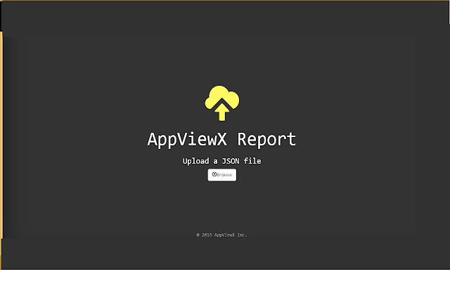 AppViewX Report chrome extension