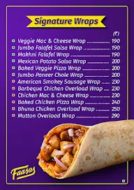 Faasos - Wraps, Rolls & Shawarma menu 2