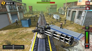 Train shooting - Zombie War Screenshot