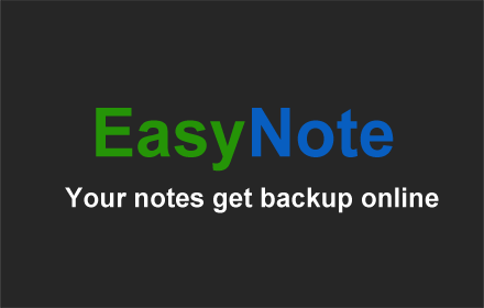 EasyNote chrome extension
