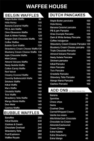 Waffee House menu 1