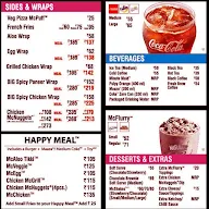 McDonald's menu 3