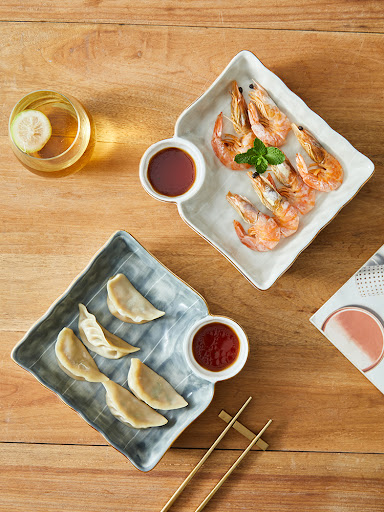 Title 6, Ceramic Dumpling Tray Vinegar Dish Household Sp...