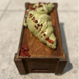 Matcha Dipped Croissant