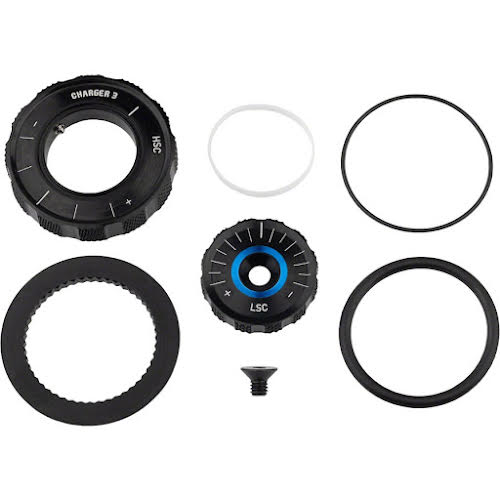 RockShox Compression Damper Knob Kit - Crown, Lyrik Select+/Ult D1+ (2023+), Pike Select+/Ult C1+