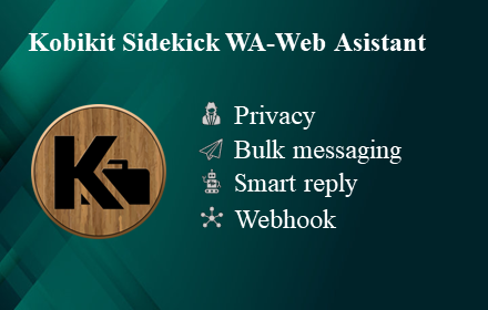 Kobikit Sidekick: WhatsApp™ Web Assistant small promo image