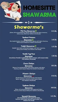 Homesitte Shawarma menu 4