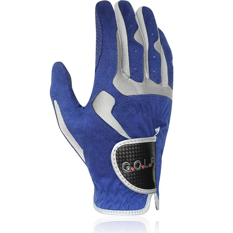 Gant de golf respirant en microfibre avec particules antidérapantes pour une prise ferme et un confort optimal sur le parcours.
