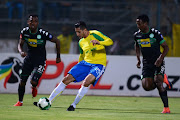 Leonardo Castro of Mamelodi Sundowns during the Absa Premiership match between Mamelodi Sundowns and Bloemfontein Celtic at Lucas Moripe Stadium on April 05, 2017 in Pretoria, South Africa.