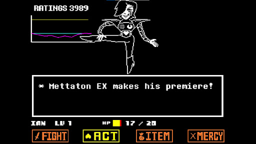 Fighting Mettaton EX