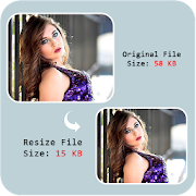 Resize Photo in kb - Compress image Size Reduce  Icon