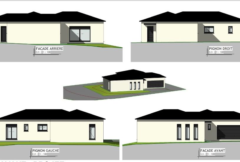  Vente Terrain + Maison - Terrain : 1 200m² - Maison : 115m² à Launaguet (31140) 