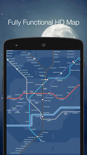 24 Hour Night Tube Map