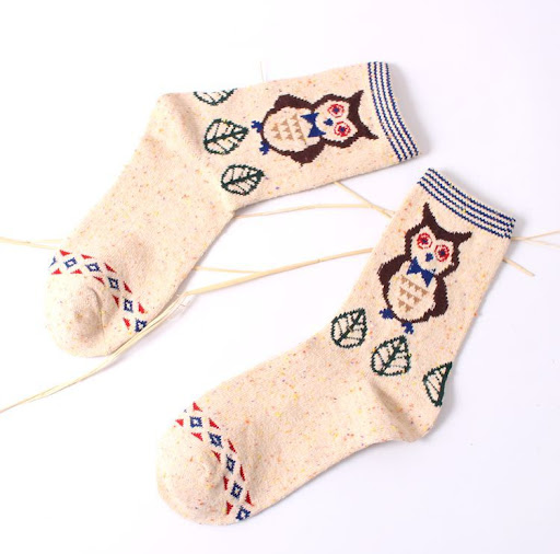Title 2, Cute Cartoon Warm Elk Elephant Tube Socks, perf...