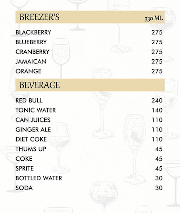 Kwality Family Resto Bar menu 