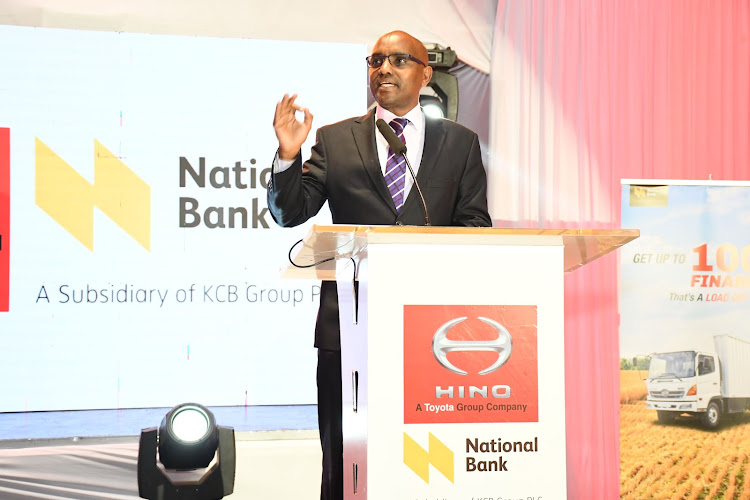 National Bank MD Paul Russo addresses the customers