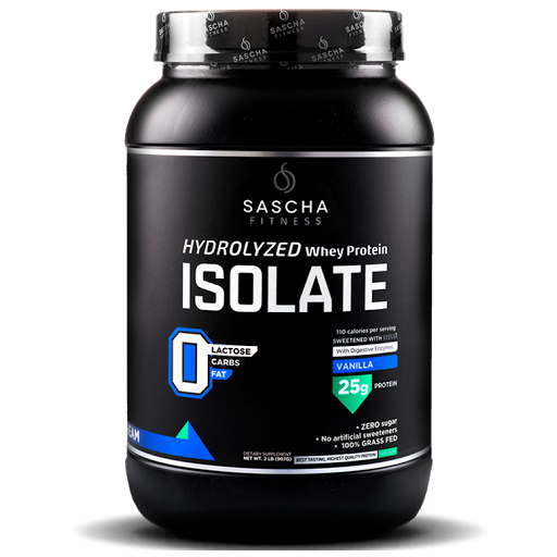 Proteina Sascha Fitness Isolatada Hydrolizada Vainilla 907g Vainilla 