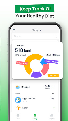 Screenshot Calorie Counter: Food Tracker