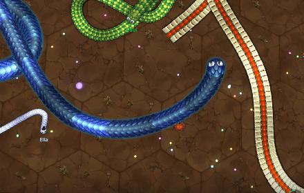 Little Big Snake io Unblocked Game New Tab Preview image 0