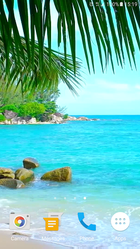 Tropical Beach Video Wallpaper