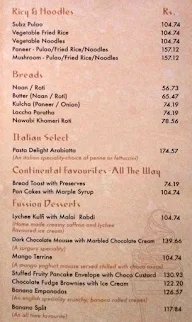 Hotel Surguru menu 2