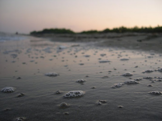 Schiuma sulla spiaggia di THEDAYSLEEPER