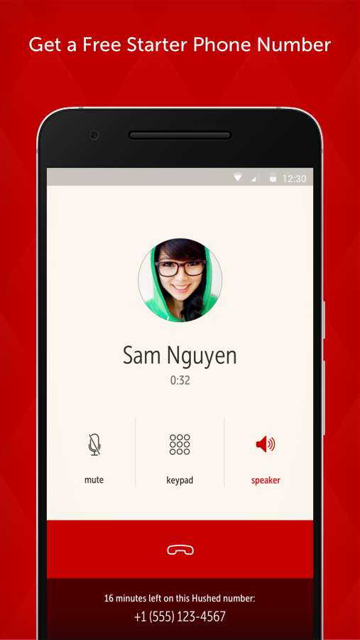    Hushed Second Phone Number App- screenshot  