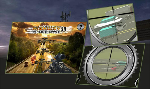 Highway City Sniper Shooter 3D