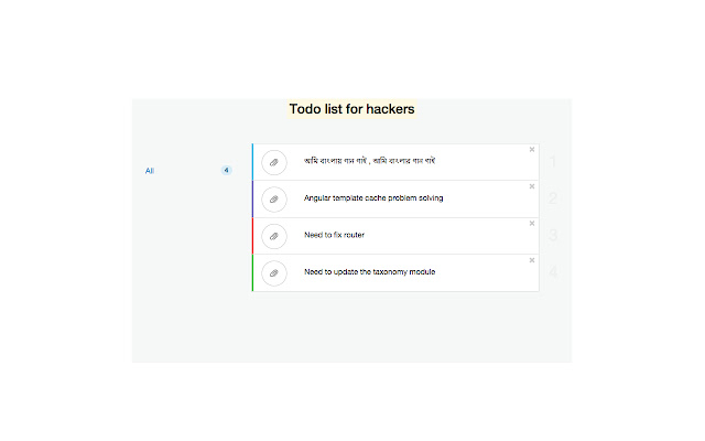 RedQ Todo - Todolist for hackers chrome extension