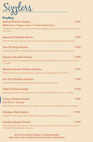 Gola Sizzlers menu 6