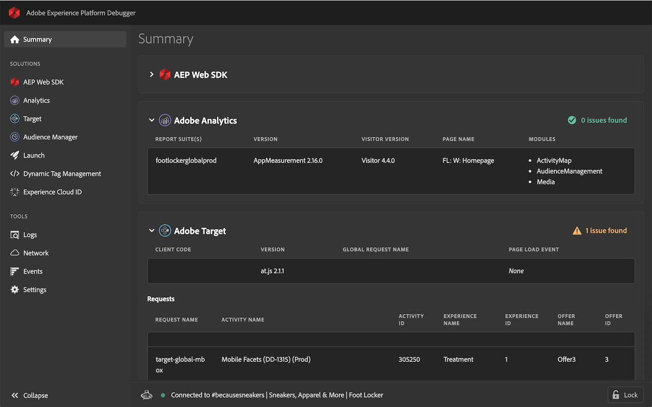 Adobe Experience Platform Debugger Preview image 0