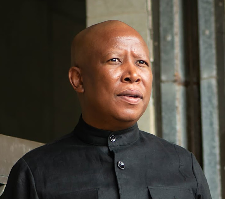 EFF leader Julius Malema. Picture RANDELL ROSKRUGE