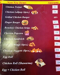 Chicken Hunter menu 1