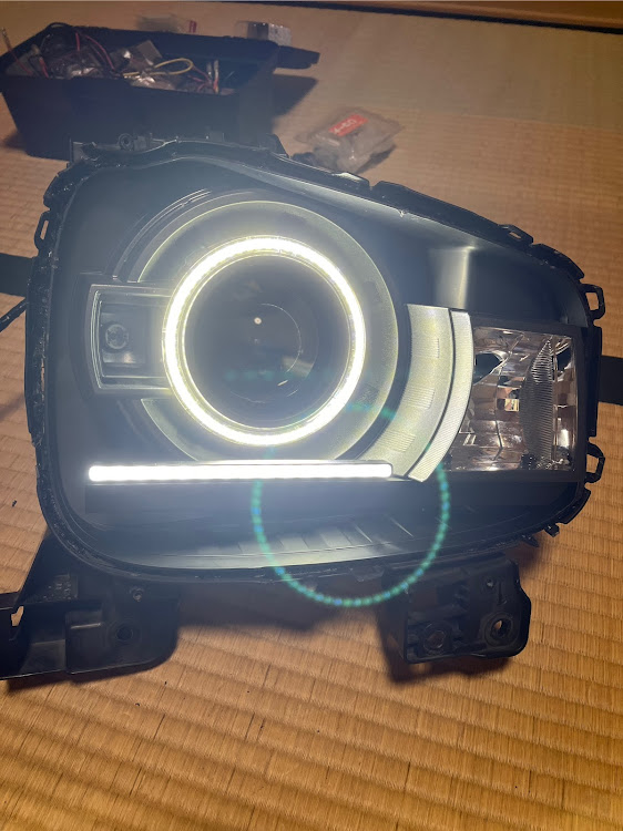 アルトワークスのイカリング加工・DIY・ドライブ・夏休みの思い出に関するカスタム事例の投稿画像2枚目