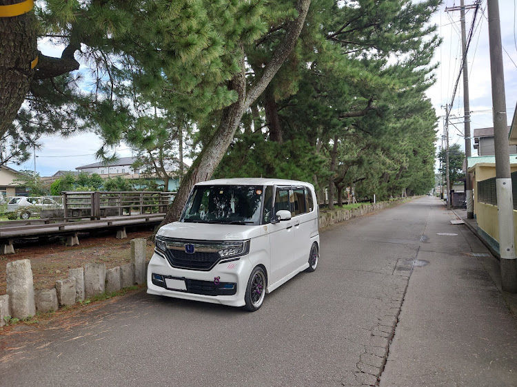 Nボックスカスタムの三保の松原に関するカスタム事例の投稿画像1枚目