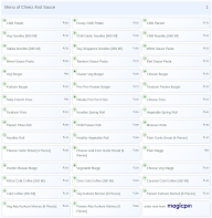 Cheez And Sauce menu 1