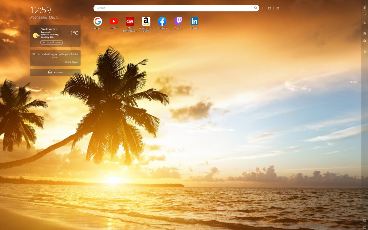 Ocean & Beach Wallpapers New Tab Preview image 3