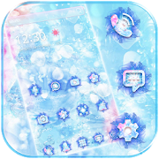 Glitter Flower Blue Diamond Theme 1.1.2 Icon