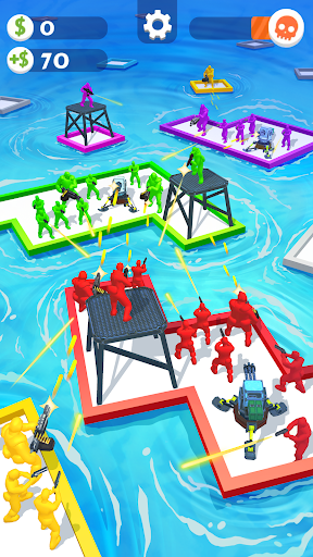 Screenshot War of Rafts: Crazy Sea Battle