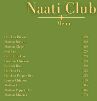 Naati Club menu 1