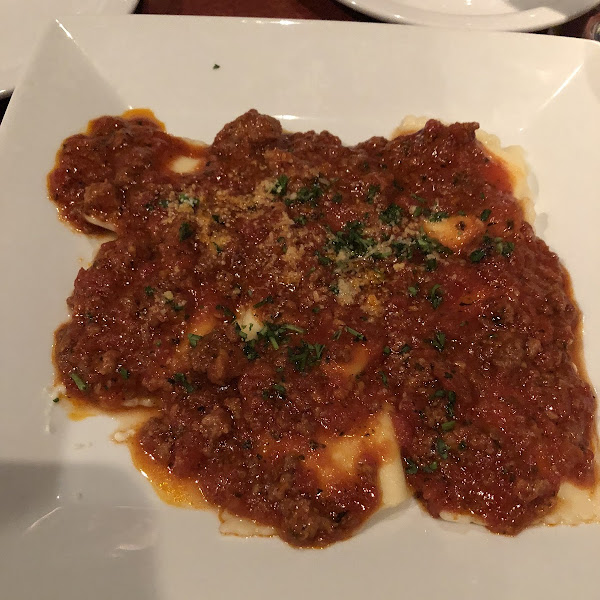 Cheese ravioli