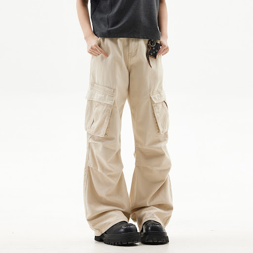 Title 23, Solid Color Denim Overalls Trousers for Men and...