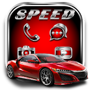 Speed Racing Car Theme  Icon