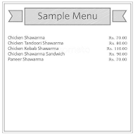 Mister Shawarma menu 1