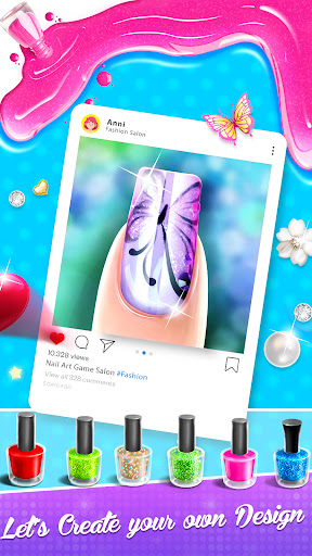 Screenshot Nail Salon Fashion Makeup Game