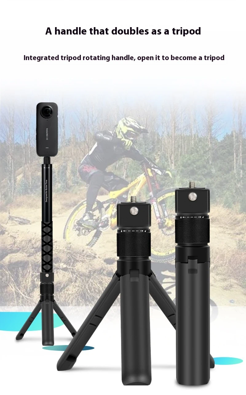 Title 4, 360 Selfie Stick Panoramic Camera Rotating Hand...