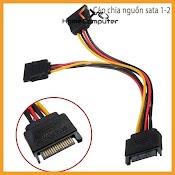 Cáp Chia Nguồn Sata 1 Ra 2 - Dây Nguôn Hdd Sata 1 Ra 2 - Sata 1 - 2 - Home.mall